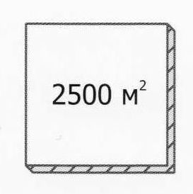 2500 кв.м