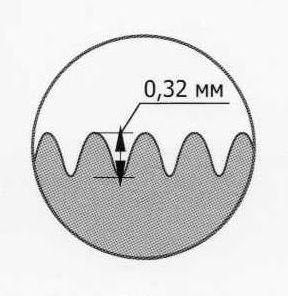 0,32 мм