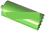 Коронка алмазная Адель BKF 300 Ø225 мм L 450 мм