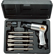 Молоток зубильный пневматический с комплектом зубил SA7103K в кейсе