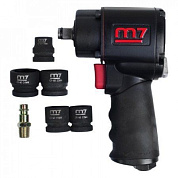 Пневматический ударный гайковерт с комплектом головок MIGHTY SEVEN NC-4610AN