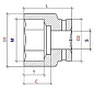 Головка ударная искробезопасная PNG-107-30AlCu