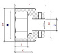Головка ударная искробезопасная PNG-110A-70Be